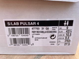 Salomon S/LAB Pulsar 4 Trail Running (Como Nuevas)