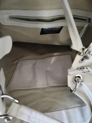 Borsa Tote Gianni Chiarini panna vera pelle