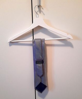 Cravatta seta vintage lilla made in Italy