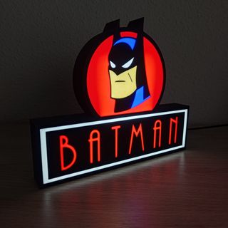 Lámpara Batman vintage | Regalo y decoración fan