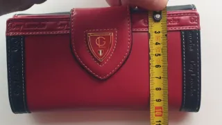 Cartera Guy Laroche Roja Mujer Piel