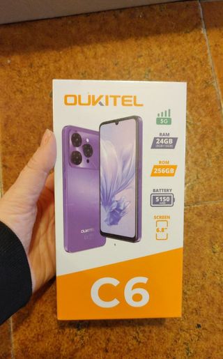Smartphone Oukitel C6 5G 256GB Nero