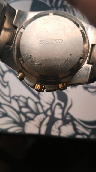 Seiko Cronógrafo Titanio Hombre