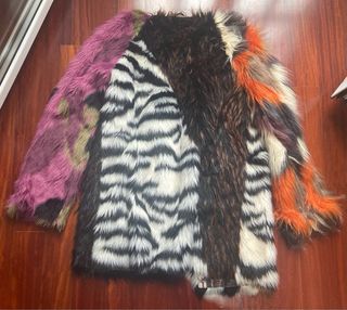 Abrigo Custo pelo multicolor .