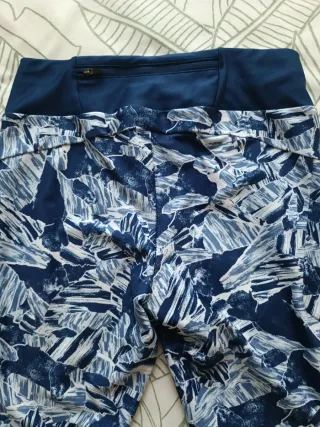 Leggings deportivo estampado azul