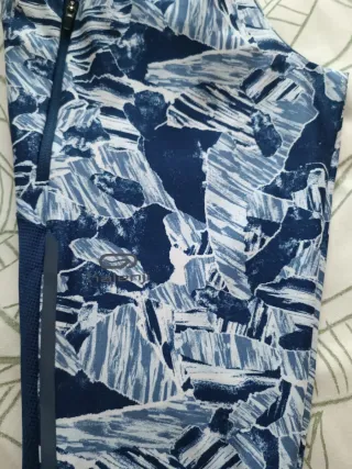 Leggings deportivo estampado azul