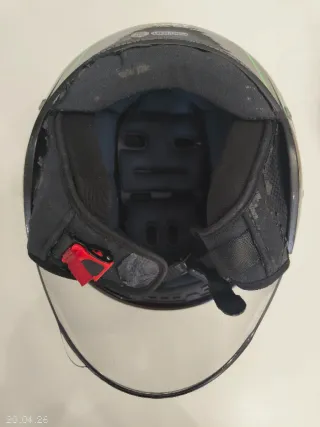 Casco Moto MT JET 2.2 Negro/Verde