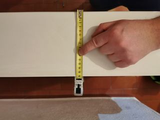 Guardaroba da bagno con specchio