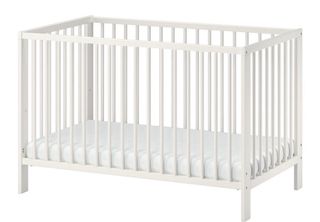 Cuna blanca con colchón