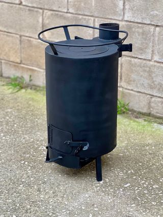 ESTUFA DE LEÑA DE HIERRO