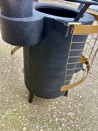 ESTUFA DE LEÑA DE HIERRO