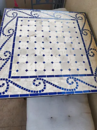 Mesa y Sillas Hierro Exterior