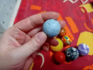 Palline rimbalzanti anni 90 - 8 pezzi