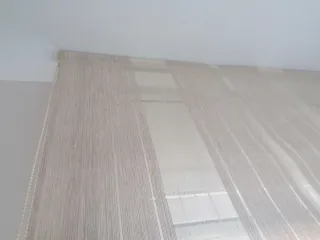 2 Estores enrollables beige tela