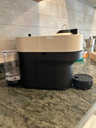 Cafetera Nespresso Krups Blanca