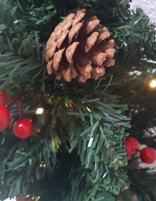 Liquidacion. 2 Alberi di Natale artificiali con luci LED