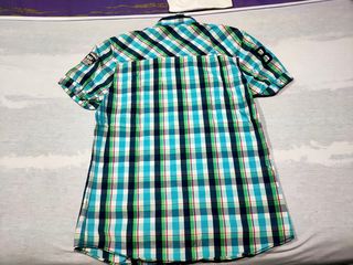 Camisa Crosby cuadros verde/azul Talla L