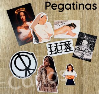 Rosalía LUX Tour 2026 Cartel + Vinilo + Pegatinas