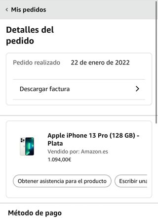 iPhone 13 Pro 128Gb Plata Blanco