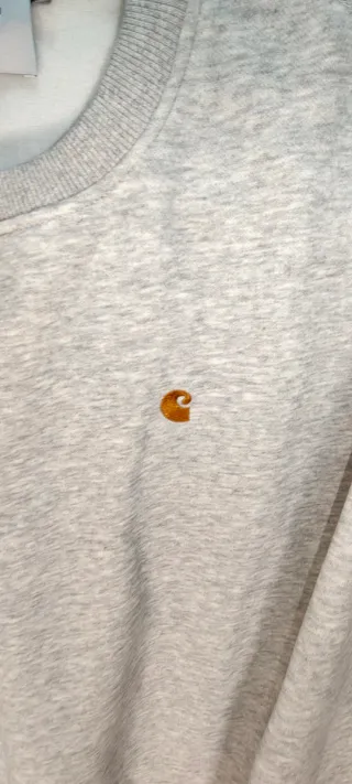 Jersey Carhartt Gris Cuello Redondo