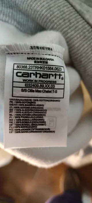 Jersey Carhartt Gris Cuello Redondo