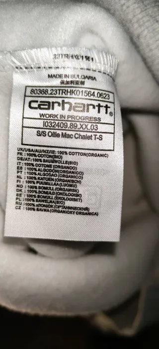 Jersey Carhartt Gris Cuello Redondo