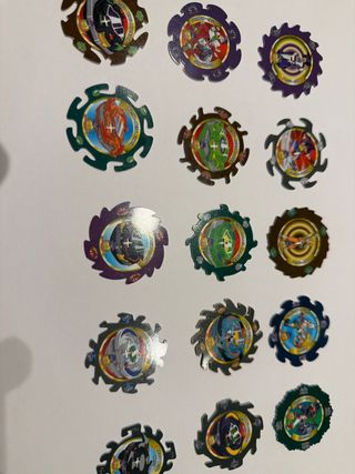 Lote Tazos Beyblade Spinners Gold