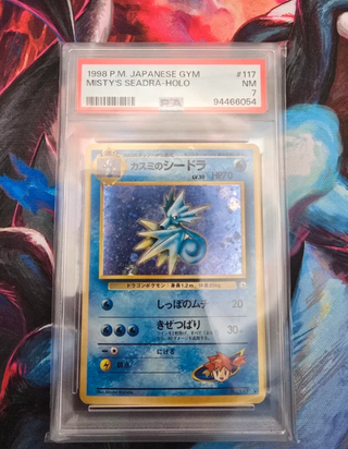 Carta Pokemon Misty's Seadra PSA 7