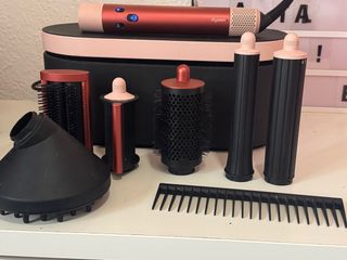 Dyson Airwrap Accesorios Negro/Rojo