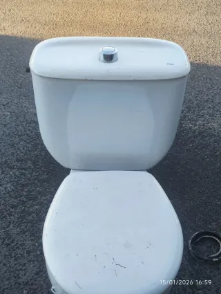 Inodoro y Cisterna Blanco