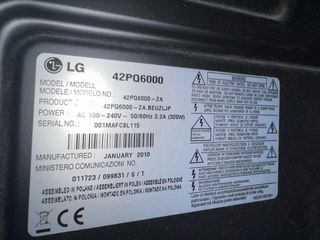 Televisión LG HD 43 Negra