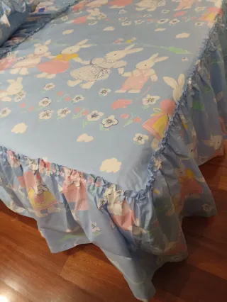 Colcha infantil 90cm conejitos