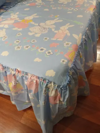 Colcha infantil 90cm conejitos