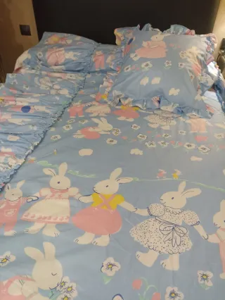 Colcha infantil 90cm conejitos