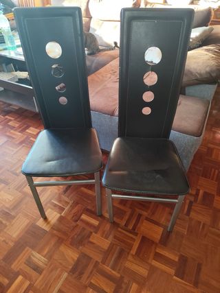 Juego de 2 sillas modernas