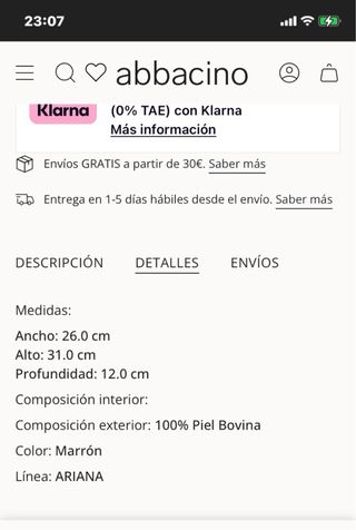 Mochila de piel Abbacino