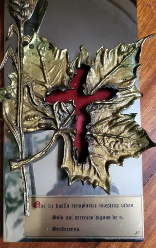 Obra de arte religiosa. Adorno para pared