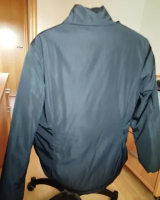 Anorak reversible mujer dorado