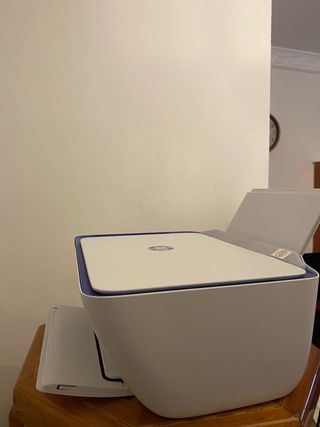 Impresora HP Multifunción Blanca y Azul