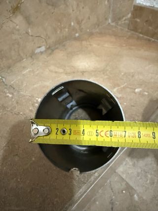 Colas de escape cromo y azul