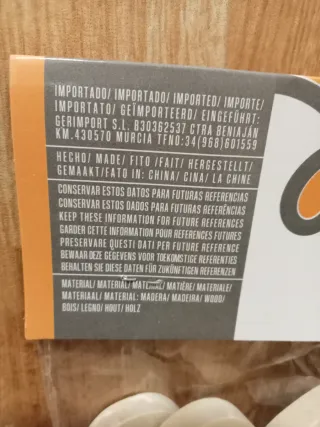 Set 6 Utensilios Cocina Madera Sin Abrir