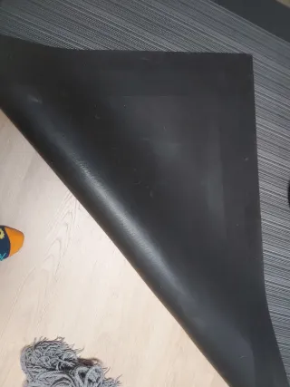 Alfombra de Vinilo Premium (Gris/Negro) - 200x140