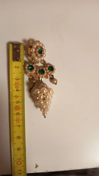 Aderezo infantil completo oro y verde