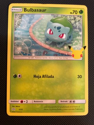 Cartas Pokémon 25 Aniversario McDonalds