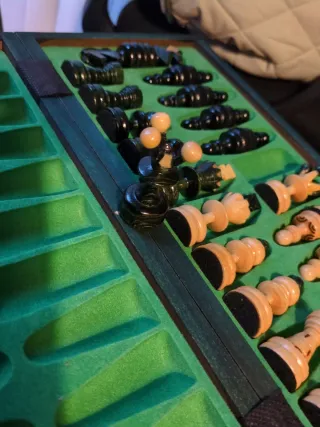 Tablero Ajedrez Artesanal