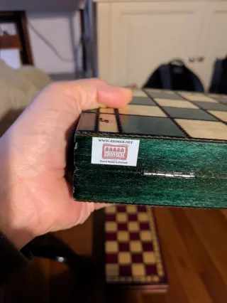 Tablero Ajedrez Artesanal