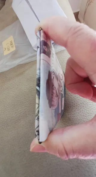 Cartera Sealand Diseño Vintage Periódico Rosa