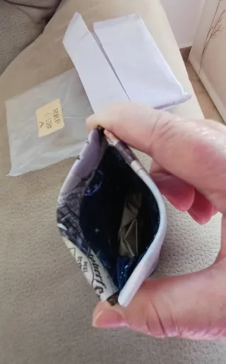 Cartera Sealand Diseño Vintage Periódico Rosa