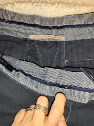 Pantalones Chinos Tommy Hilfiger Rectos Azul Marin