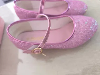 Zapatos niña tacón brillantes Talla 33